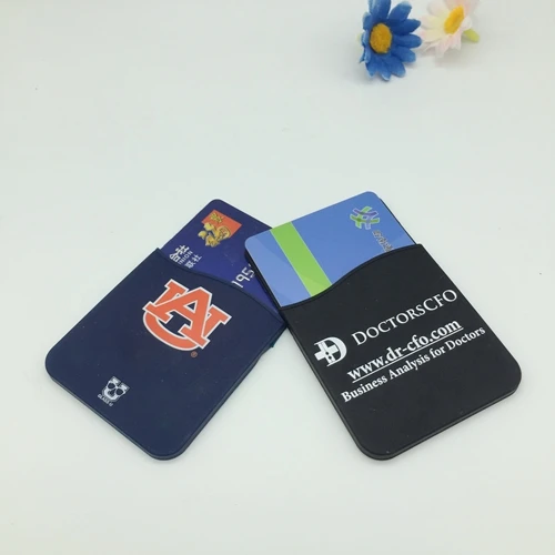 New Mobile Phone Credit Card Holder 3M Sticker Silicone Smart Wallet Cell holders s