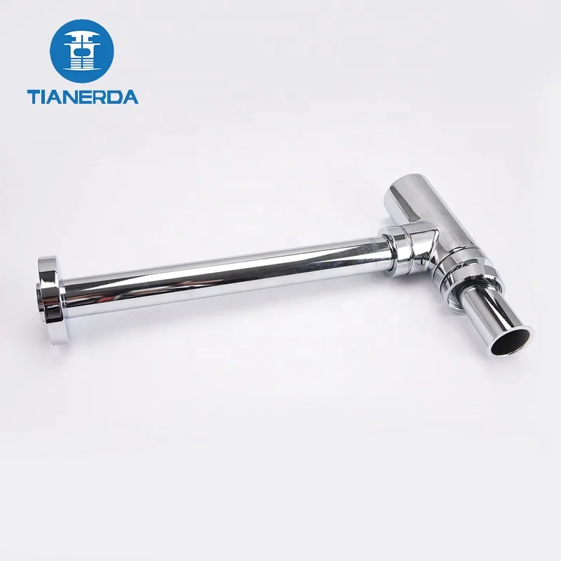 Bathroom Accseeories Brass Urinal Bottle Trap for Sink