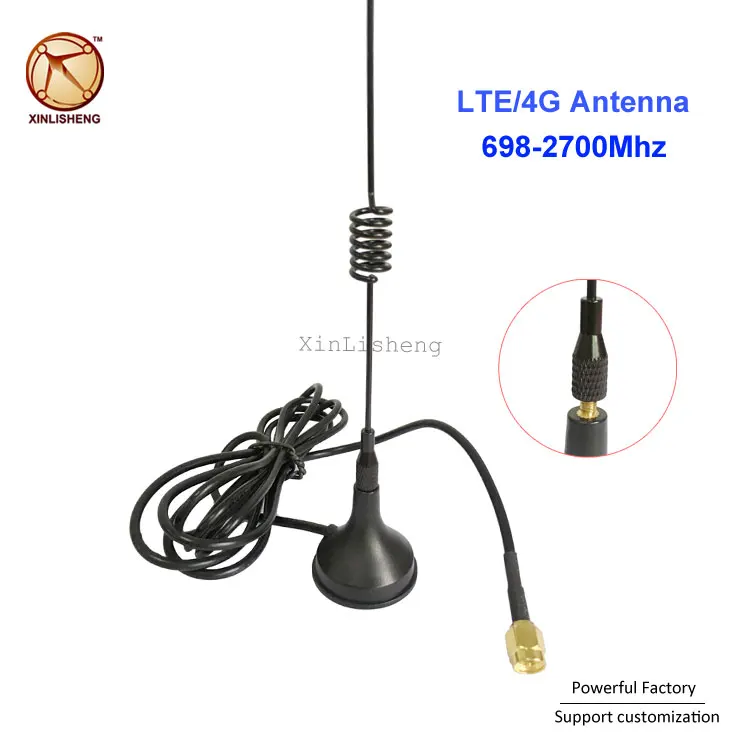 Wireless wifi scanner external aerial omni hf 3g lte 4g dipole antenna with mini sucker