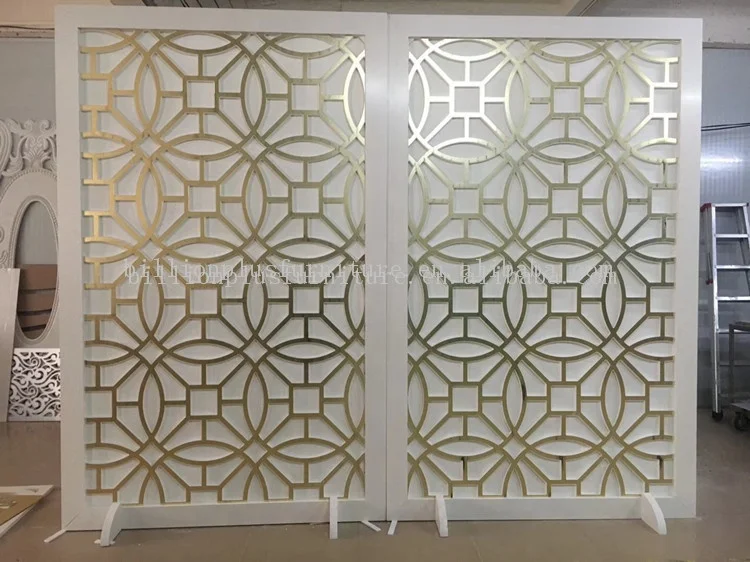 Высококачественный Свадебный декор реквизит нематический дизайн Золотой Фон для свадьбы