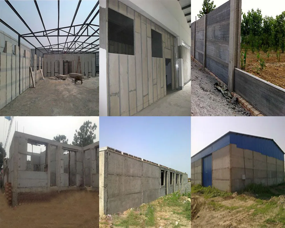 Lightweight fiber cement thermal insulation foam concrete wall panel /lightweight insulated concrete panels