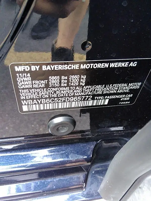 
VERY CHEAP USED CARS/BMW 7 SERIES 2015 FOR SALE 