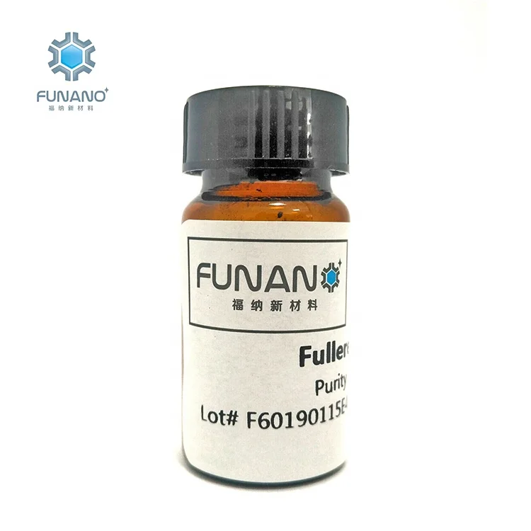
60%-70%Manufacturer Funano Cheap Purified Carbon Nanotube Carbide Fulleren Black Additives Raw Material Fullerene Soot C60 C70 