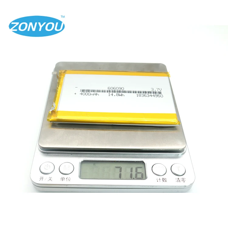 
Best Price High Capacity 3.7V 606090 4000mAh Lipo Lto Battery For Power Bank 