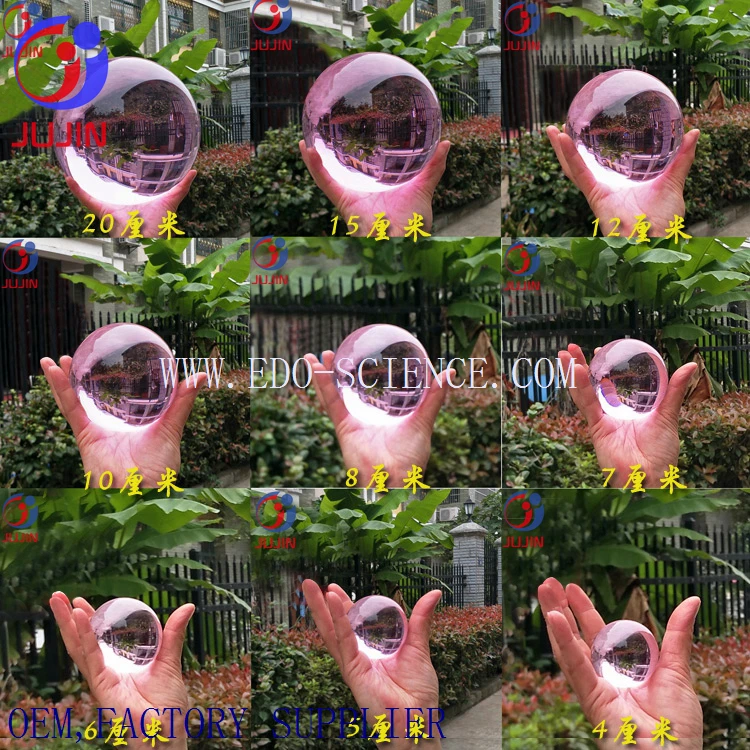 Variuous Sizes Pink Crystal Glass Sphere Collection62