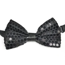 HOT SALE Sequin Bow Tie Dickie Bow font b Fancy b font font b Dress b