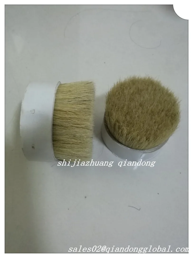 
60% Tops Natural White Bristle Brush Hair 