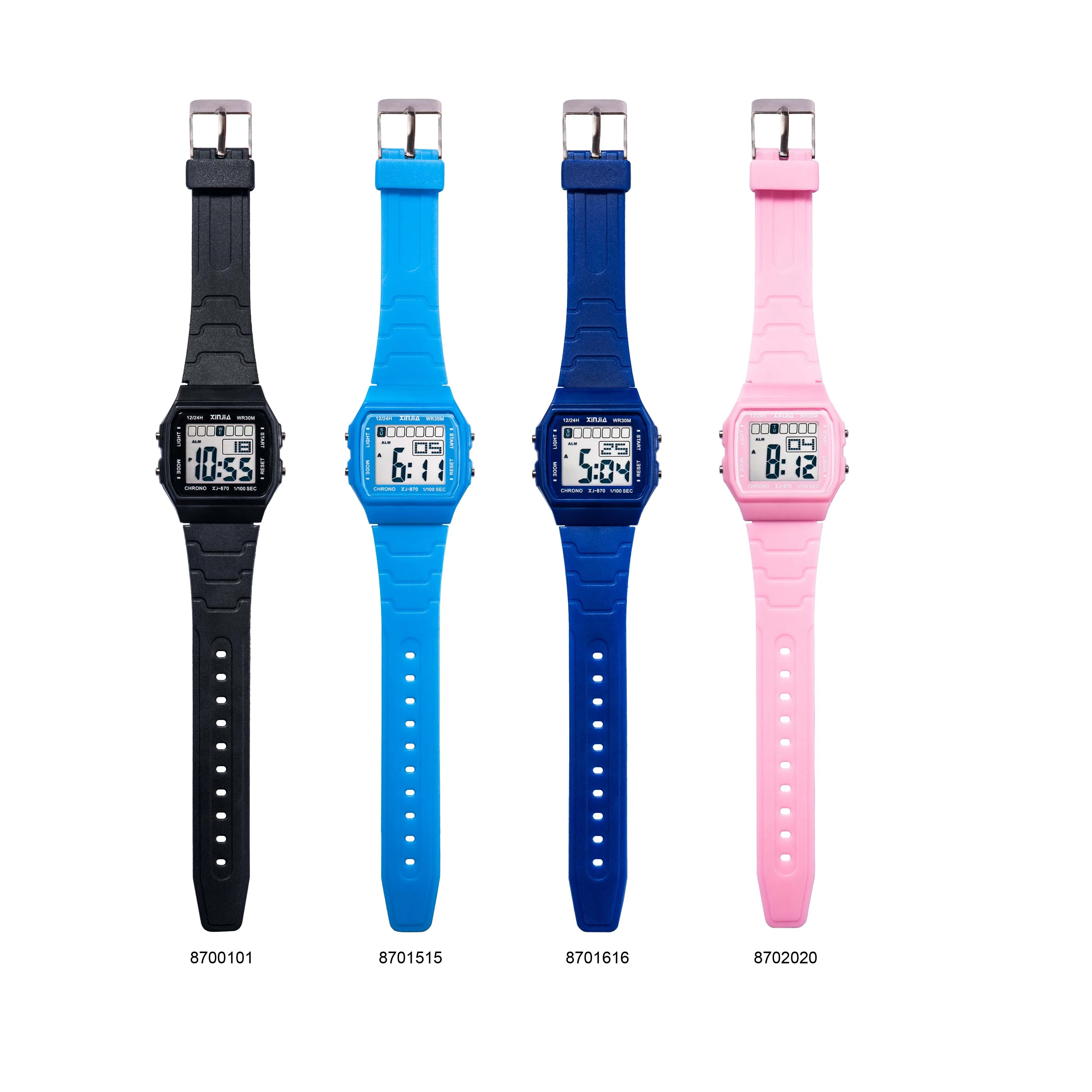 Новый дизайн модные наручные спортивные цифровые женские часы для девочек