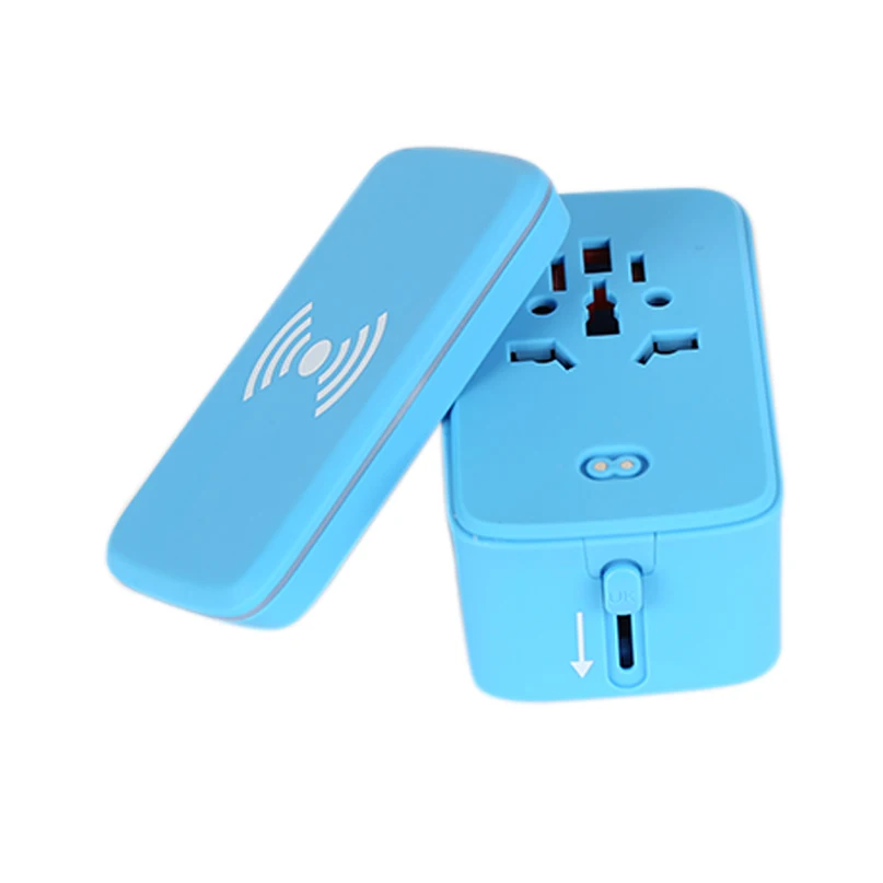 Otravel top selling new electronic travel usb gadgets China 2021 power adapter with wireless charger set