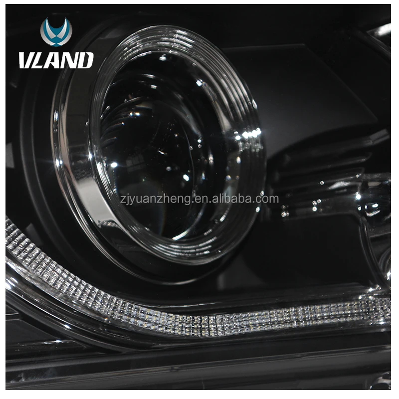 For vland car styling for highlander 2001-2007 head lamp car accessory high quality head light hot selling with grill