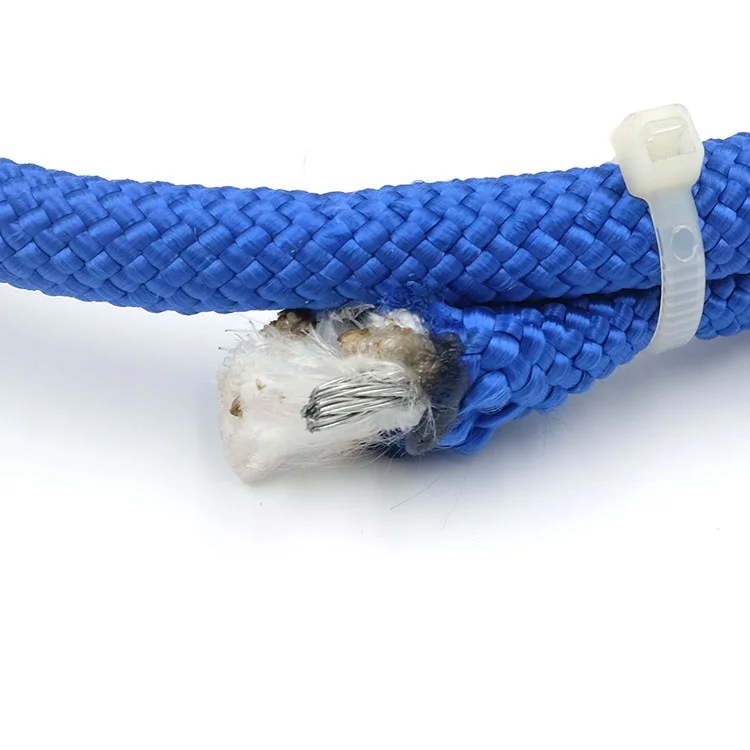 Усиленная плетеная веревка из полиэстера со стальным сердечником