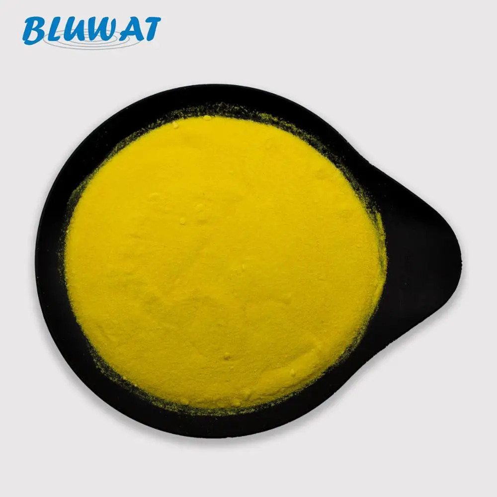 Water Treatment Chemicals PAC Chemical Auxiliary Agent Powder Yellow Coagulant Adsorbent Type Polyaluminium Chloride PAC - 02