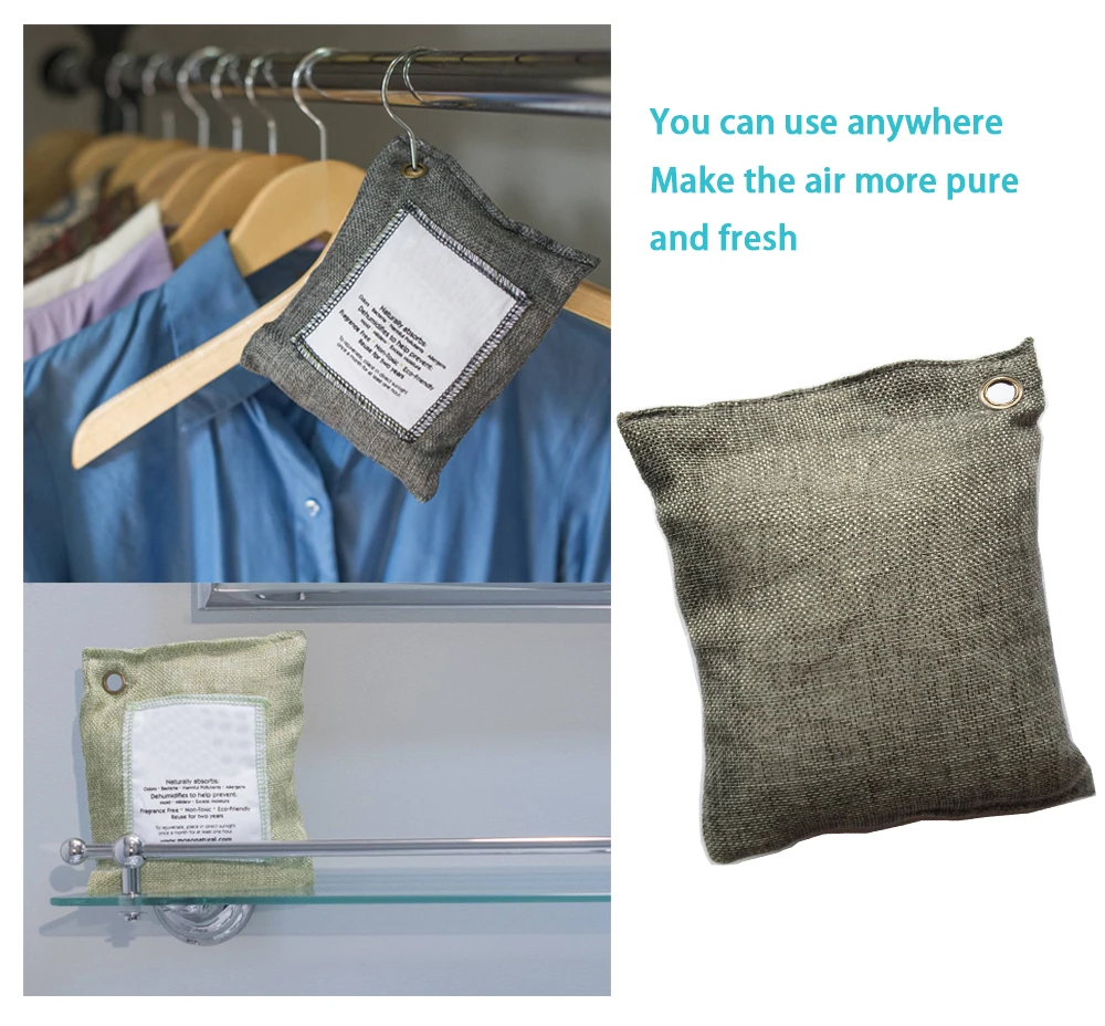 
Bamboo Charcoal air freshener bag moisture absorber charcoal bag 