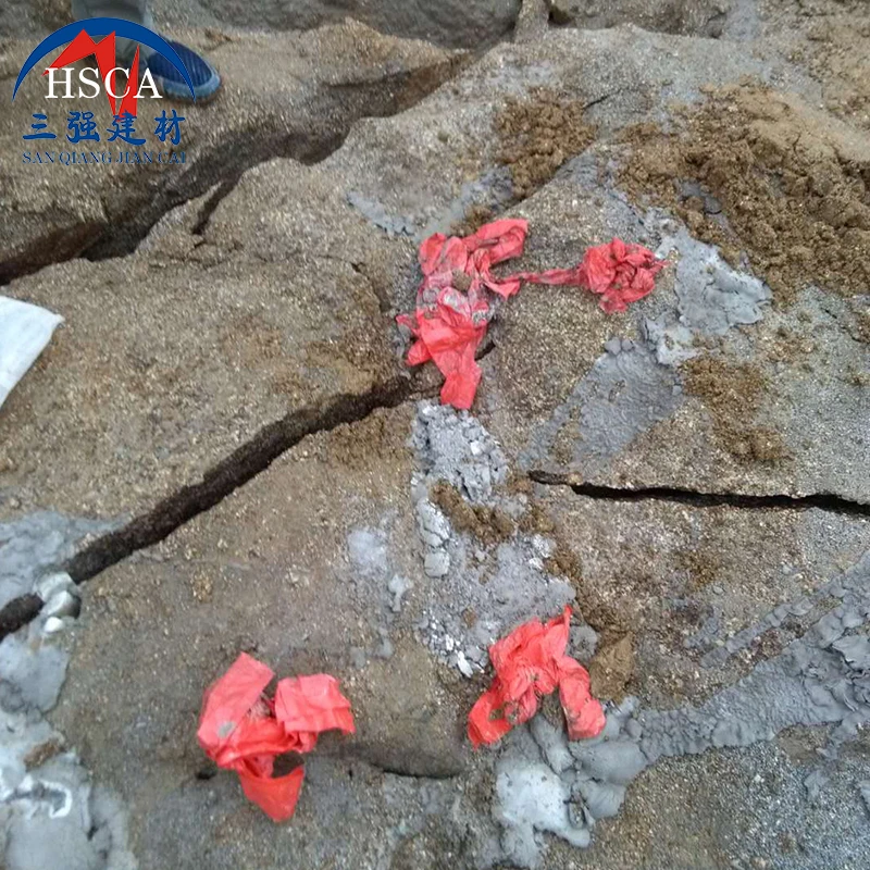 Factory Outlet Soundless concrete rock Expansive Mortar For Demolition, stone cracking non explosive demolition agent