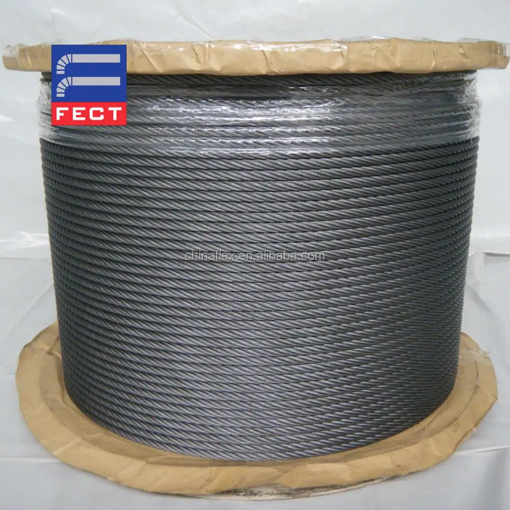 6 мм гибкие оцинкованные стальные проволочные тросы для крана