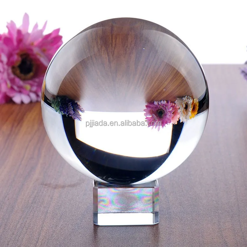 50mm Transparent crystal glass sphere K9 clear crystal glass ball for home decoration