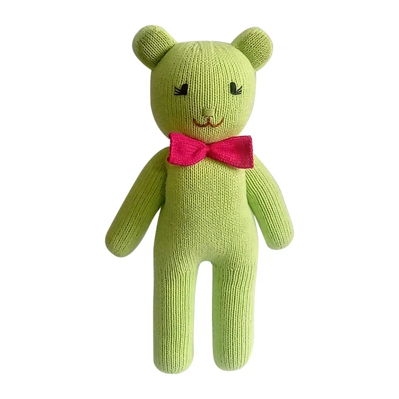 
Renee девочка медведь хлопковая трикотажная Мягкая кукла 