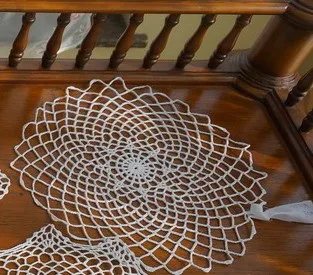 100% cotton handmade crochet doilies lace doily