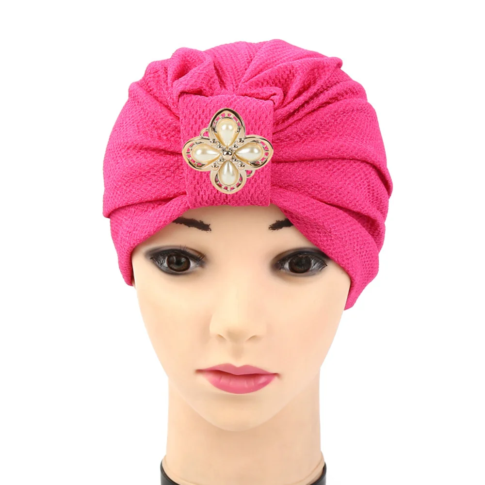 
Zakiyyah C-1 New Arrival Fashion Style Muslim Hats Elegant Cap Design with Pearl Decoration in th Front Cotton Vietnamese Hats 