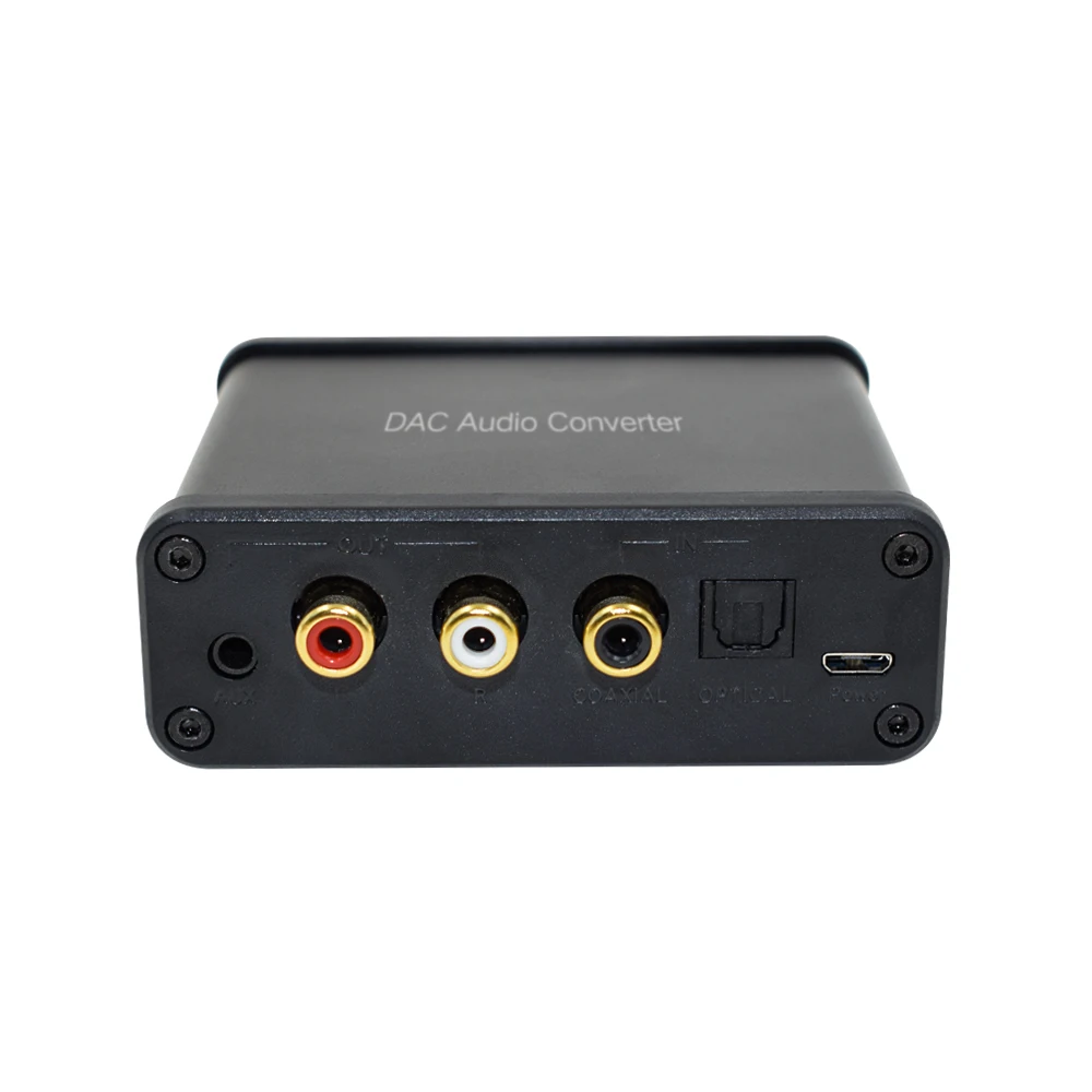 Digital to Analog Converter DAC Digital SPDIF Toslink to Analog Stereo Audio L/R Converter Adapter