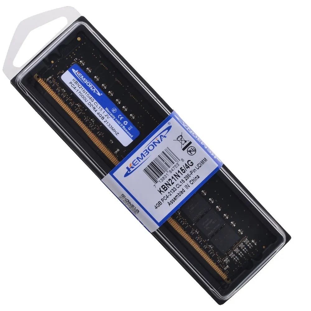 UDIMM ram 4gb ddr4 2133 dimm 288-Pin