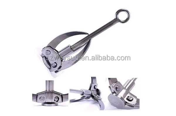 Wilderness Survival Carabiner Grappling Three Paws Hook