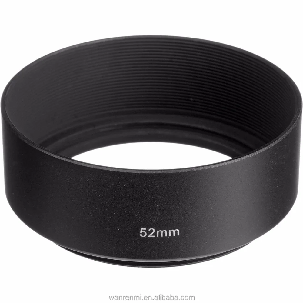 
52mm Camera Metal Lens Hood 