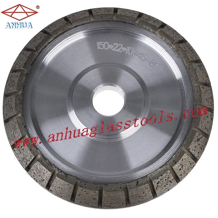 45 degree segmented miter diamond grinding wheel for glass
