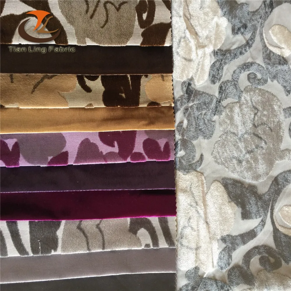 cut shiny velvet upholstery sofa fabric