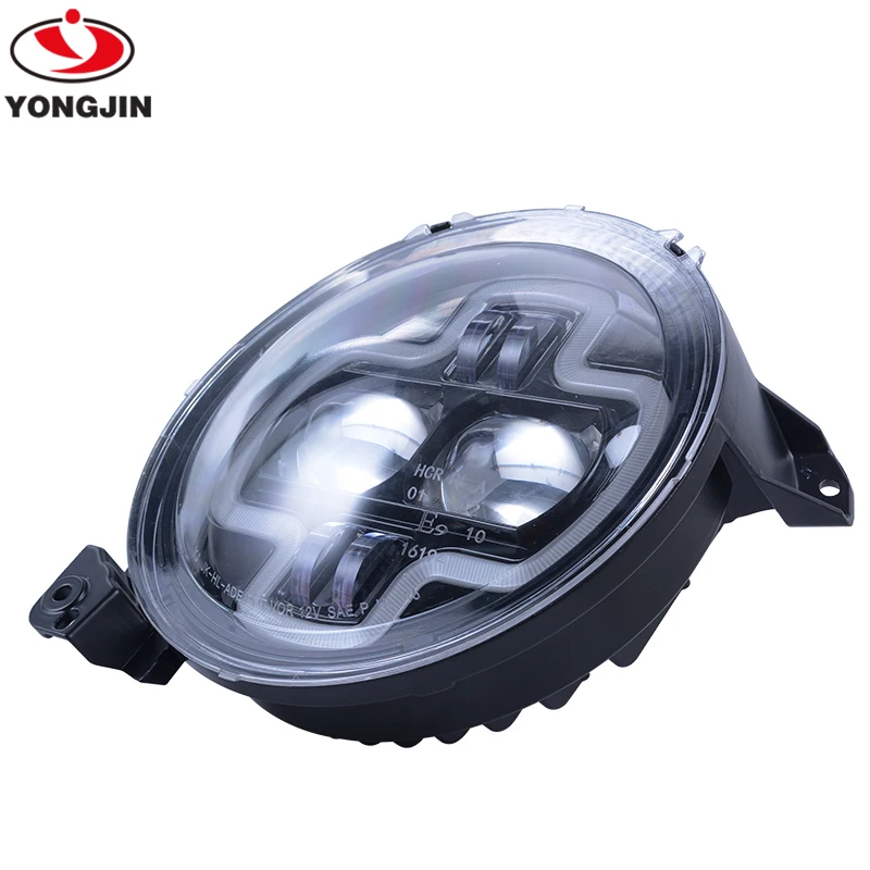 Led Headlight with halo ring for Jeep Wrangler JL