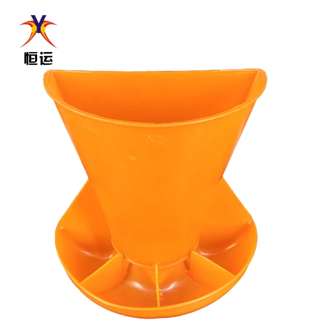 Swine hog farm feeder system for sow farrowing crate piglet plastic pig feeder