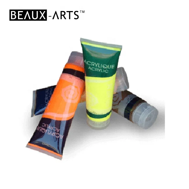 bottles Non-Fading 500ml Art Acrylic Paint Set 12 Colors Pieces