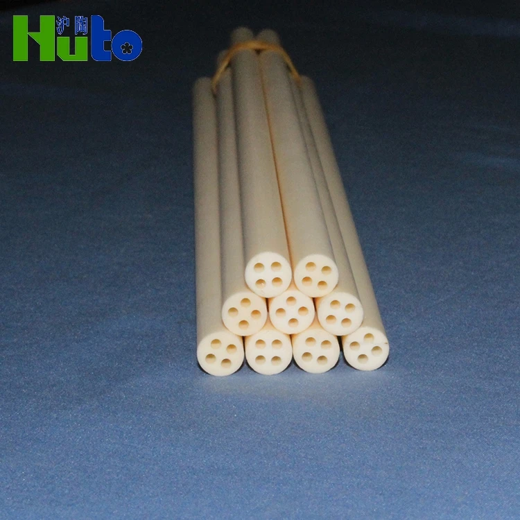 Corrosion Resistance 99% Al2O3 Ceramic Protection Alumina Ceramic Tube mgo tube