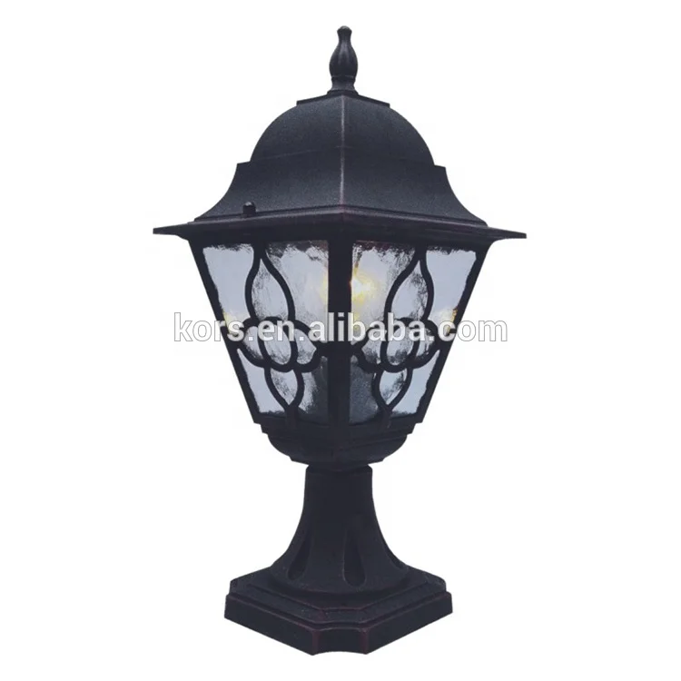 main gate pillar light outdoor pedestal lantern decorative garden house fence post lights