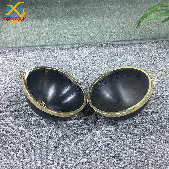 Customized Round Shape Box Clutch Clutch Frame