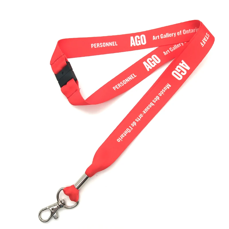 
2cm x 90cm logo custom dye sublimation printed lanyards no minimum order 