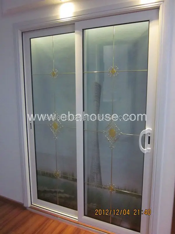 hign quality good sealing aluminium sliding door frosted glass shower door interior doors for bathroom