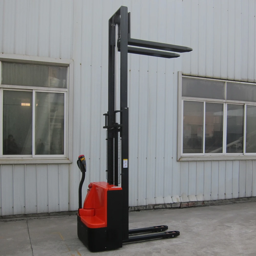 Fully electric pallet stacker battery mini forklift pallet truck