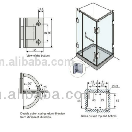 
Super quality stainless steel furniture concealed joint door angle adjustable locking hinge 
