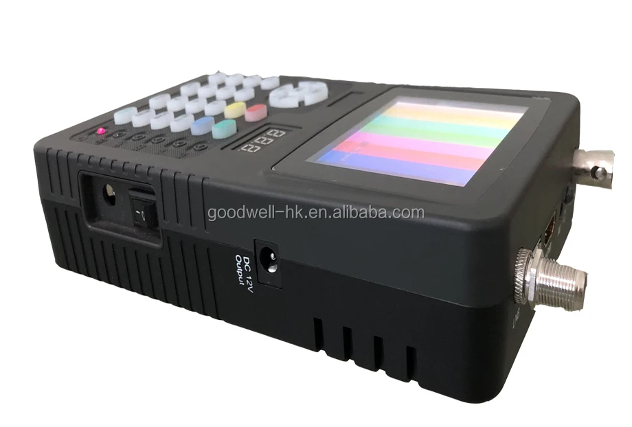 Portable Professional 3.5 LCD Finder built in Rechargeable Battery ,Support AHD/TVI/CVI CCTV Camera ,DC12V Output