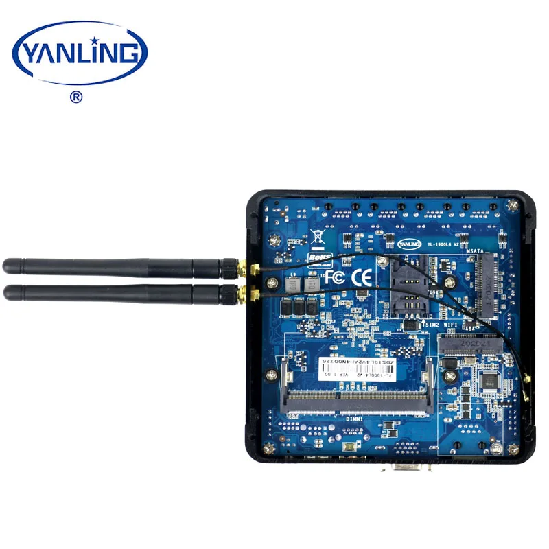 YanLing nano j1900 quad core 4 lan порт pfsense брандмауэр barebone с пассивным