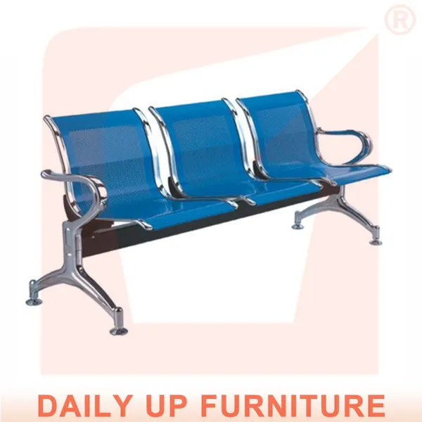 Public Seating Bench with Arm Metal Hospital Chairs for Patients Bus Station Waiting Chairs