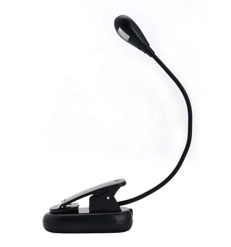 
Factory USB Charging One Arm Reading With Clip-On Bookmark Lamp Portable LED Flexible Book Night Light 