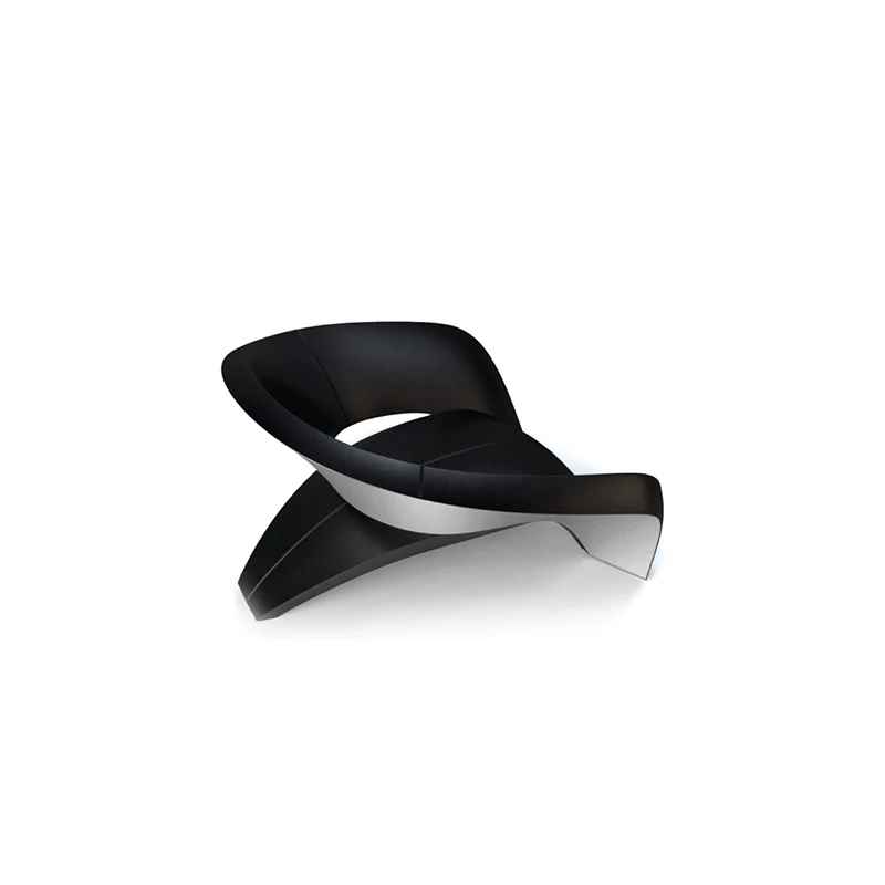 Nordic yelleer armchair with relax chaise lounge chair for the living room
