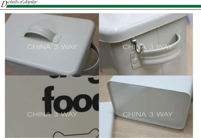  Металлический контейнер для еды собак