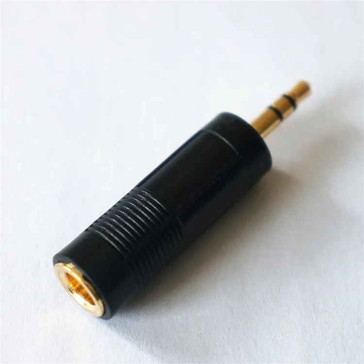 3.5mm Stereo Plug to 6.35mm (1/4 Inch) Stereo Jack Adaptor