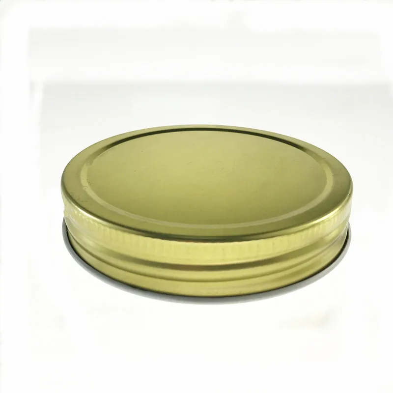 Металлическая жесть, золотые крышки для банка с широким горлышком