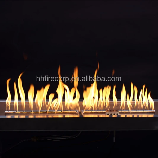 24 x 8 inch stainless steel drop in propane fire pit burner pan