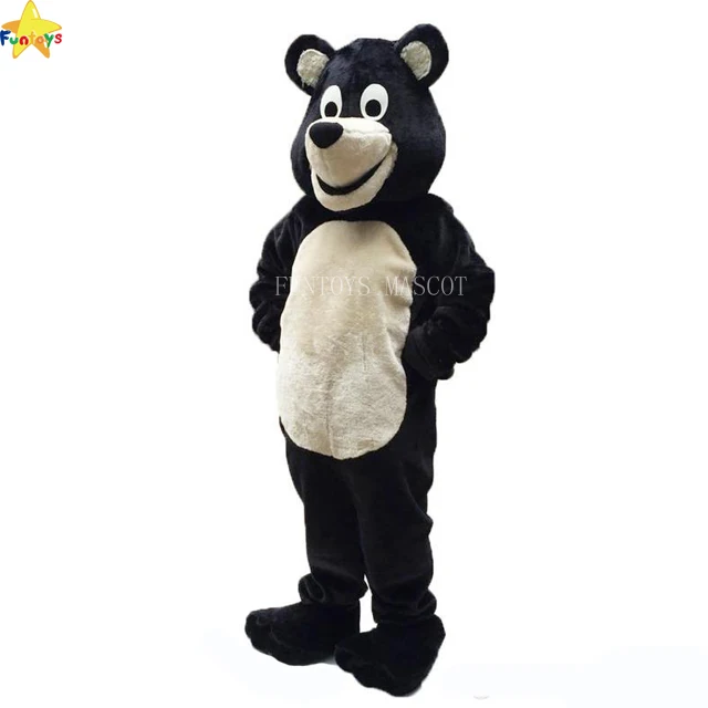 Funtoys Promotion Black Bear Mascot Costume Party Masha Dress