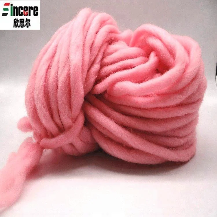 100% Polyester Super bulk chunky roving Iceland yarn For knitting